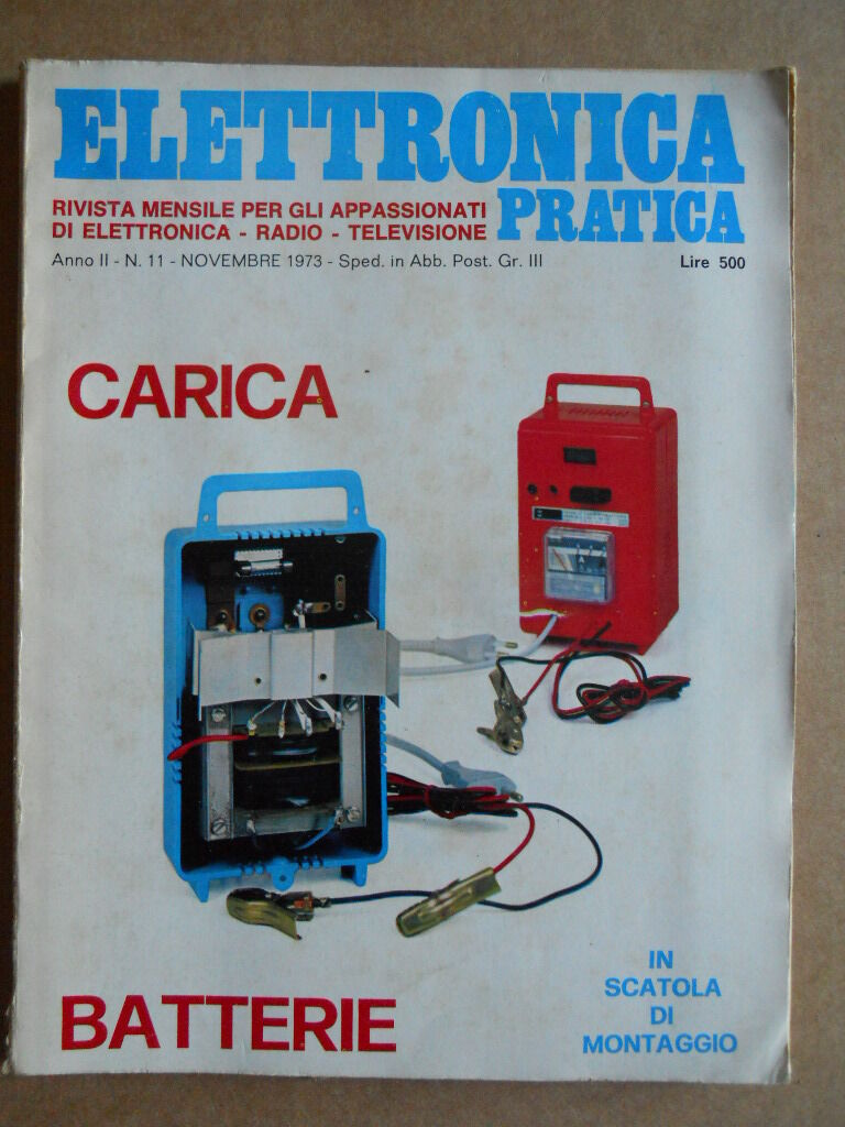 Elettronica Pratica n°11 1973 [D20] – IL NEGOZIO DI CICOS