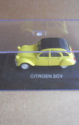 CITROEN 2 CV Legendary Cars 1:43 Die Cast in Box in Plexiglass [MV10]