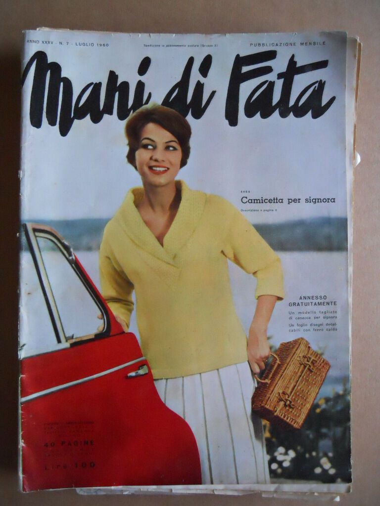 MANI DI FATA n°7 1960 con cartamodelli [C59]