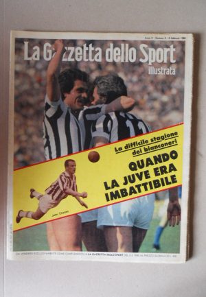 GAZZETTA SPORT Illustrata 5 1980 Bettega Speciale Juventus  [M10A]