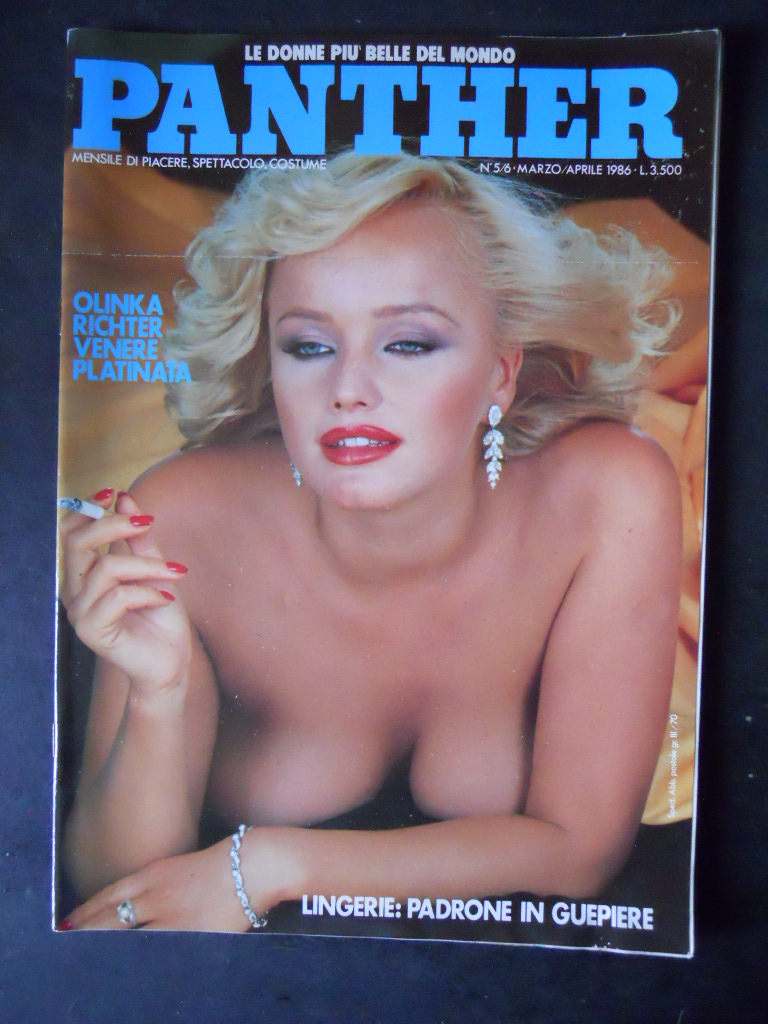 PANTHER RIVISTA EROTICA 5-6 1986 – OLINKA RICHTER [SIT21] – IL NEGOZIO DI  CICOS